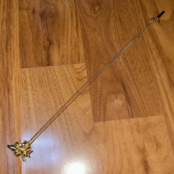 Authentic Burberry Gold and Silver Teddy Bear Airplane ✈️ Necklace - Picture 6 of 14